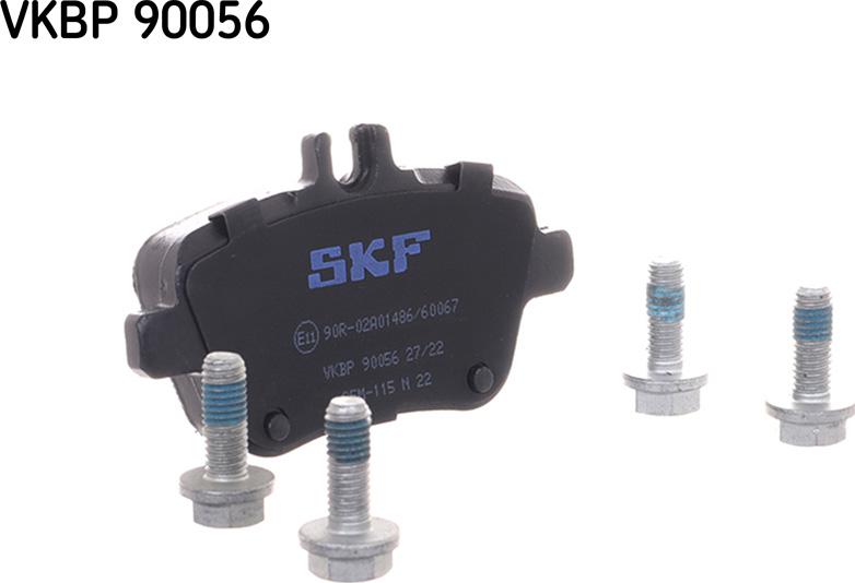 SKF VKBP 90056 - Тормозные колодки, дисковые, комплект unicars.by