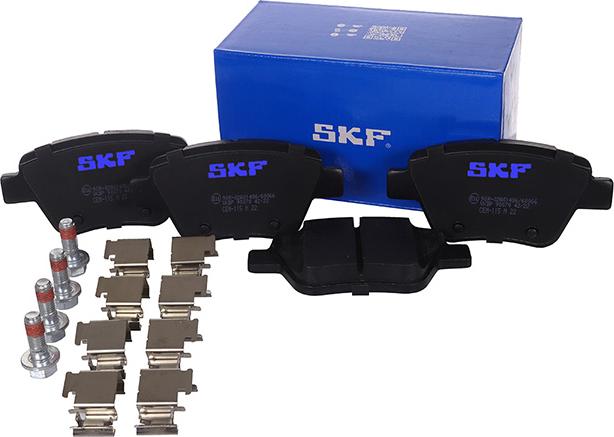 SKF VKBP 90070 - Тормозные колодки, дисковые, комплект unicars.by