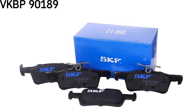 SKF VKBP 90189 - Тормозные колодки, дисковые, комплект unicars.by