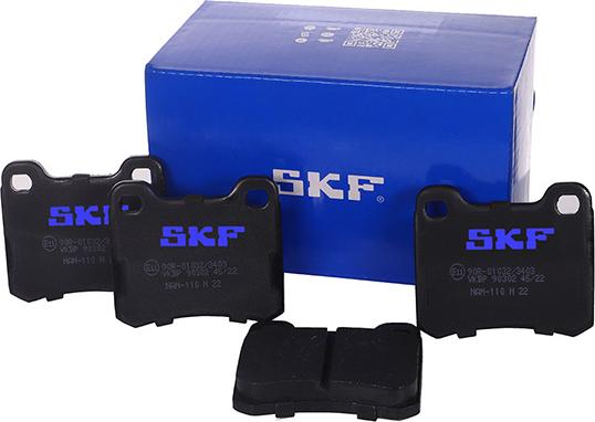 SKF VKBP 90302 - Тормозные колодки, дисковые, комплект unicars.by