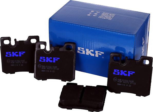 SKF VKBP 90373 - Тормозные колодки, дисковые, комплект unicars.by