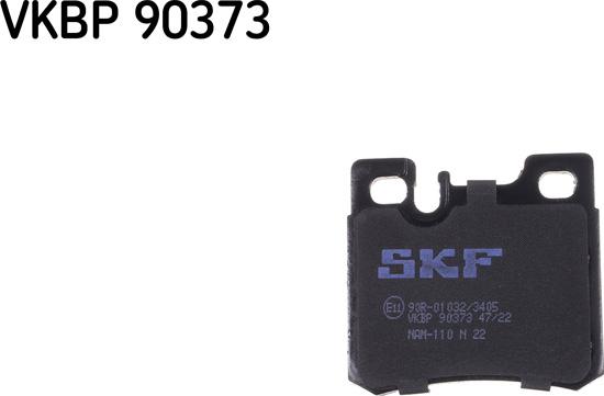 SKF VKBP 90373 - Тормозные колодки, дисковые, комплект unicars.by