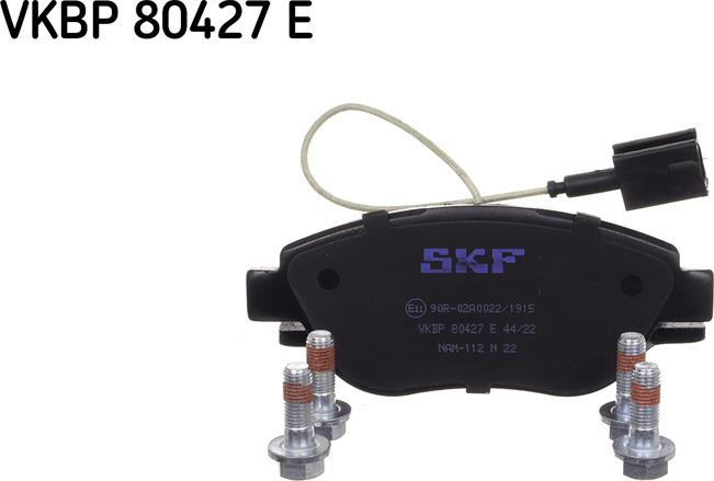 SKF VKBP 80427 E - Тормозные колодки, дисковые, комплект unicars.by