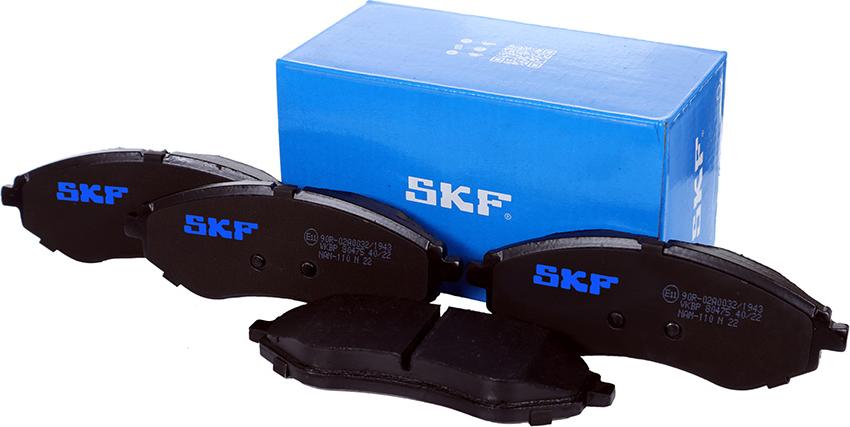 SKF VKBP 80475 - Тормозные колодки, дисковые, комплект unicars.by