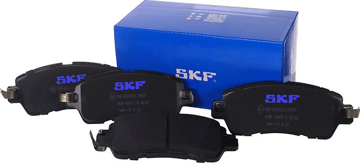 SKF VKBP 80478 A - Тормозные колодки, дисковые, комплект unicars.by