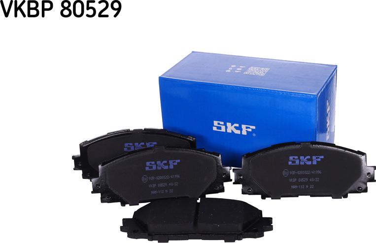 SKF VKBP 80529 - Тормозные колодки, дисковые, комплект unicars.by