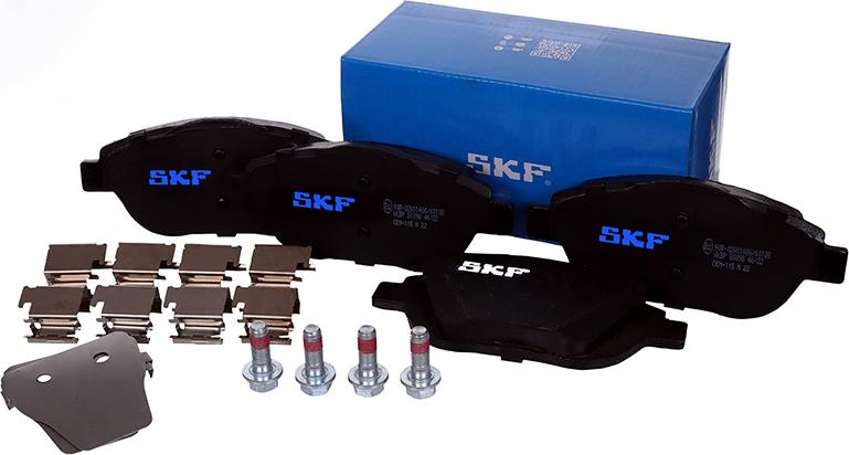 SKF VKBP 80098 - Тормозные колодки, дисковые, комплект unicars.by