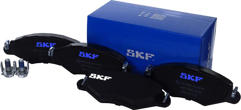 SKF VKBP 80064 - Тормозные колодки, дисковые, комплект unicars.by