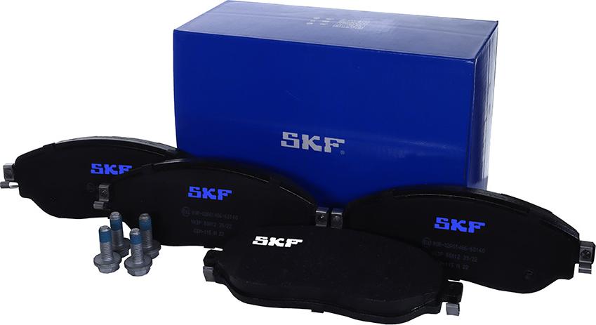 SKF VKBP 80012 - Тормозные колодки, дисковые, комплект unicars.by