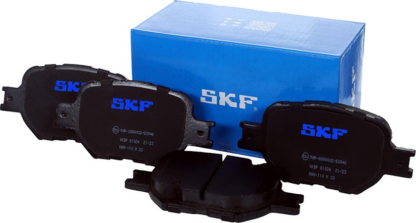 SKF VKBP 81024 - Тормозные колодки, дисковые, комплект unicars.by