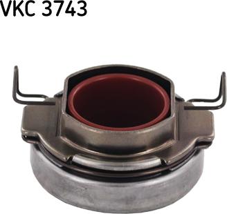 SKF VKC 3743 - Выжимной подшипник сцепления unicars.by