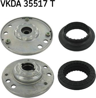 SKF VKDA 35517 T - Опора стойки амортизатора, подушка unicars.by