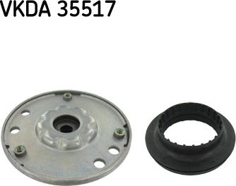 SKF VKDA 35517 - Опора стойки амортизатора, подушка unicars.by