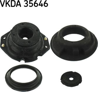 SKF VKDA 35646 - Опора стойки амортизатора, подушка unicars.by