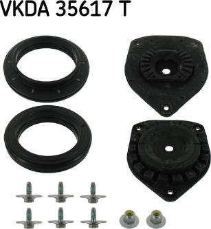 SKF VKDA 35617 T - Опора стойки амортизатора, подушка unicars.by