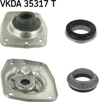 SKF VKDA 35317 T - Опора стойки амортизатора, подушка unicars.by