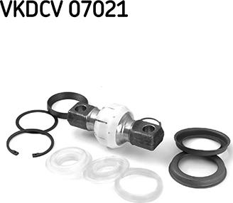 SKF VKDCV 07021 - Опора стойки амортизатора, подушка unicars.by