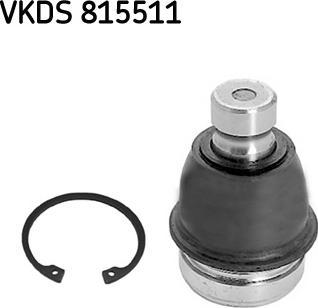 SKF VKDS 815511 - Шаровая опора, несущий / направляющий шарнир unicars.by