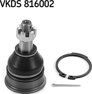 SKF VKDS 816002 - Шаровая опора, несущий / направляющий шарнир unicars.by