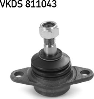 SKF VKDS 811043 - Шаровая опора, несущий / направляющий шарнир unicars.by