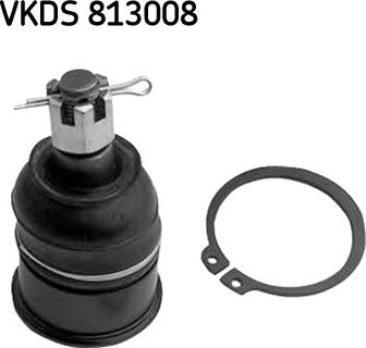 SKF VKDS 813008 - Шаровая опора, несущий / направляющий шарнир unicars.by