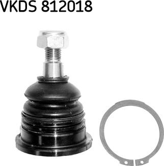 SKF VKDS 812018 - Шаровая опора, несущий / направляющий шарнир unicars.by