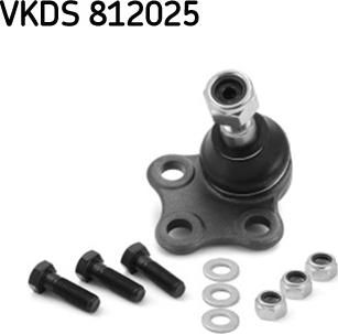 SKF VKDS 812025 - Шаровая опора, несущий / направляющий шарнир unicars.by