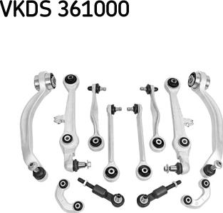 SKF VKDS 361000 - Опора стойки амортизатора, подушка unicars.by