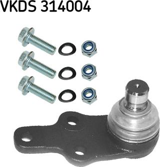 SKF VKDS 314004 - Шаровая опора, несущий / направляющий шарнир unicars.by