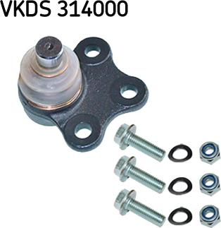 SKF VKDS 314000 - Шаровая опора, несущий / направляющий шарнир unicars.by