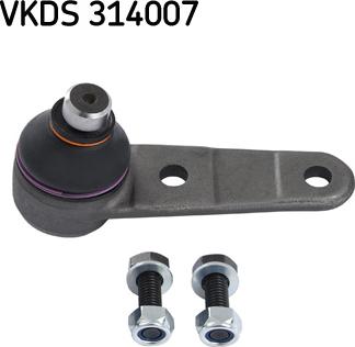 SKF VKDS 314007 - Шаровая опора, несущий / направляющий шарнир unicars.by