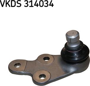 SKF VKDS 314034 - Шаровая опора, несущий / направляющий шарнир unicars.by