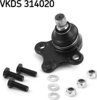 SKF VKDS 314020 - Шаровая опора, несущий / направляющий шарнир unicars.by