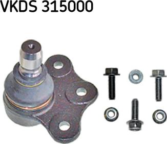 SKF VKDS 315000 - Шаровая опора, несущий / направляющий шарнир unicars.by