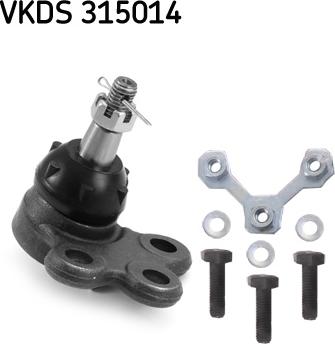 SKF VKDS 315014 - Шаровая опора, несущий / направляющий шарнир unicars.by