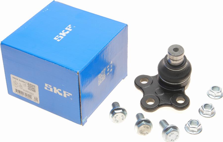 SKF VKDS 316017 - Шаровая опора, несущий / направляющий шарнир unicars.by