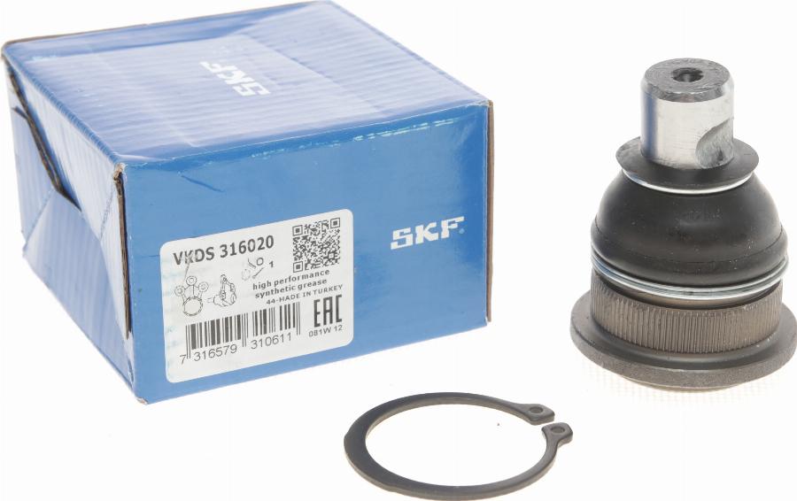 SKF VKDS 316020 - Шаровая опора, несущий / направляющий шарнир unicars.by