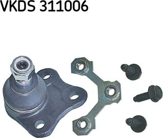 SKF VKDS 311006 - Шаровая опора, несущий / направляющий шарнир unicars.by