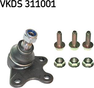 SKF VKDS 311001 - Шаровая опора, несущий / направляющий шарнир unicars.by