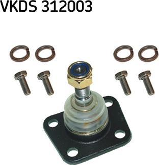 SKF VKDS 312003 - Шаровая опора, несущий / направляющий шарнир unicars.by