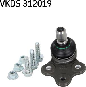 SKF VKDS 312019 - Шаровая опора, несущий / направляющий шарнир unicars.by