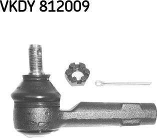 SKF VKDY 812009 - Наконечник рулевой тяги, шарнир unicars.by