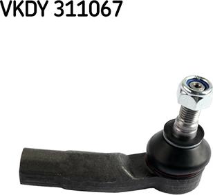 SKF VKDY 311067 - Наконечник рулевой тяги, шарнир unicars.by