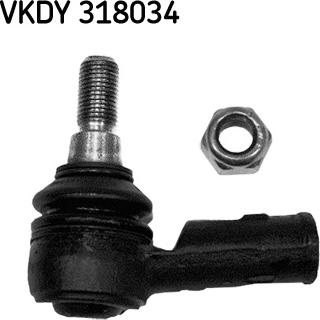 SKF VKDY 318034 - Наконечник рулевой тяги, шарнир unicars.by