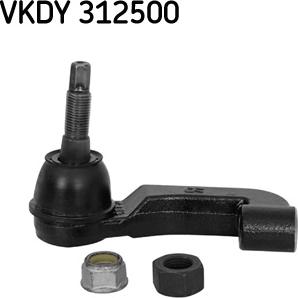 SKF VKDY 312500 - Наконечник рулевой тяги, шарнир unicars.by