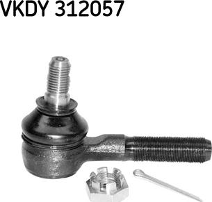 SKF VKDY 312057 - Наконечник рулевой тяги, шарнир unicars.by