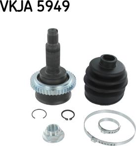 SKF VKJA 5949 - Шарнирный комплект, ШРУС, приводной вал unicars.by