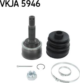 SKF VKJA 5946 - Шарнирный комплект, ШРУС, приводной вал unicars.by