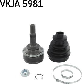 SKF VKJA 5981 - Шарнирный комплект, ШРУС, приводной вал unicars.by