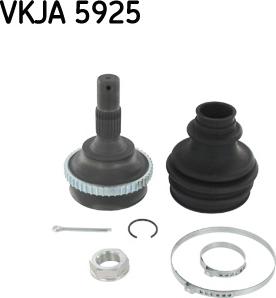 SKF VKJA 5925 - Шарнирный комплект, ШРУС, приводной вал unicars.by